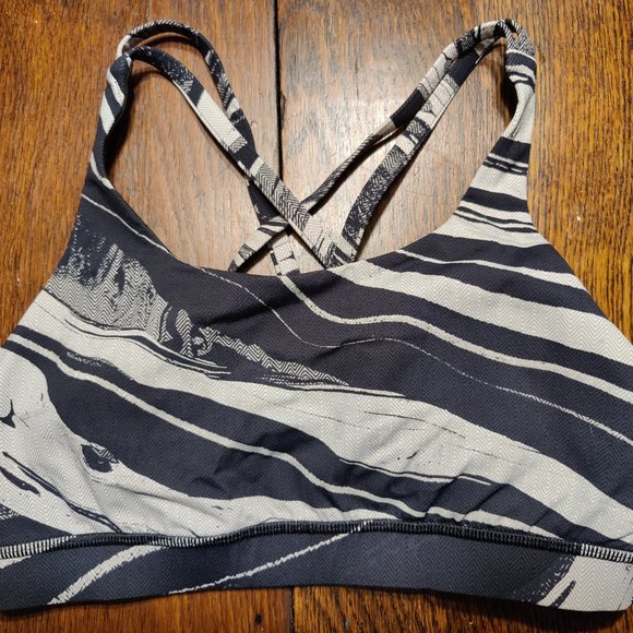 Lululemon Energy Bra - Nulux Marbled Black & White - Picture 4 of 4